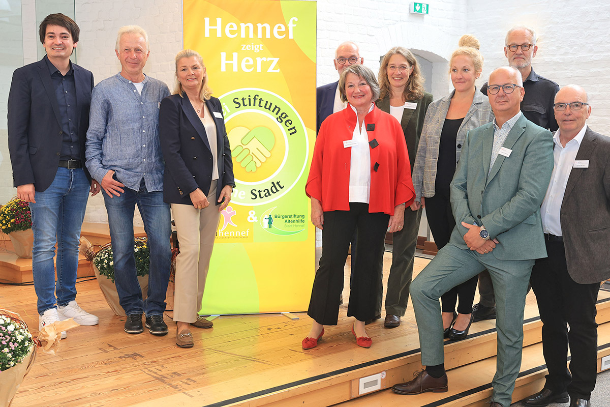 Zum 20jährigen Jubiläum der beiden großen Hennefer Stiftungen (Foto: Ingo Firley)