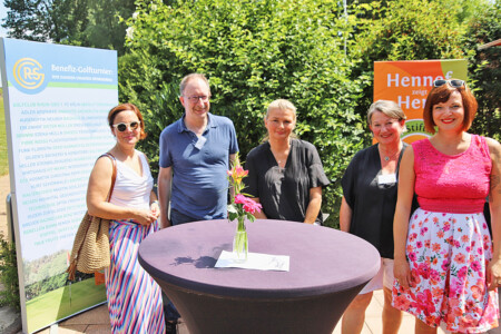 v.l.n.r.: Nicole Wolfgarten, Thomas Wallau, Martina Wirtz, Andrea Hoppen-Weiss, Eva Busse